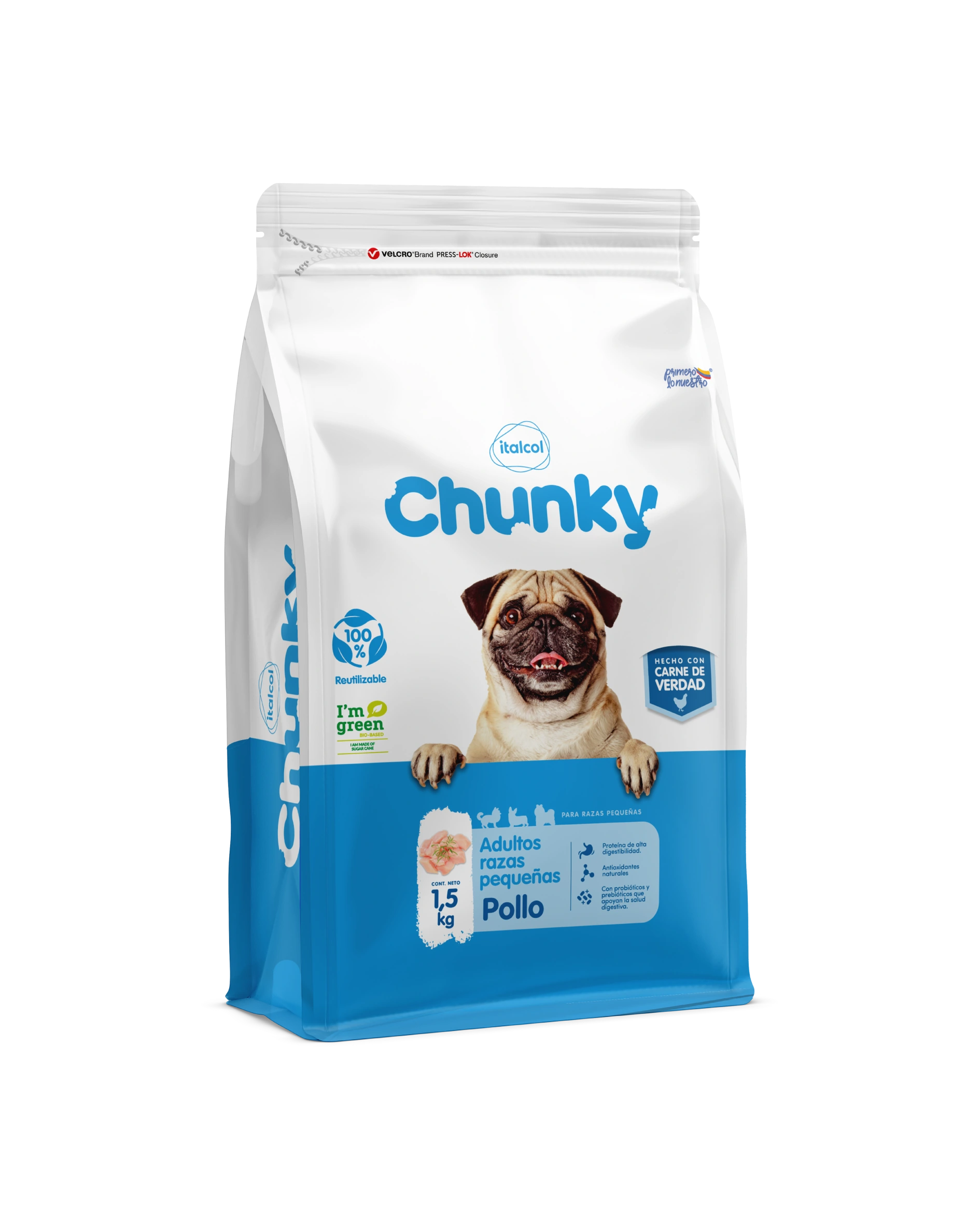 Chunky adulto raza pequeña pollo