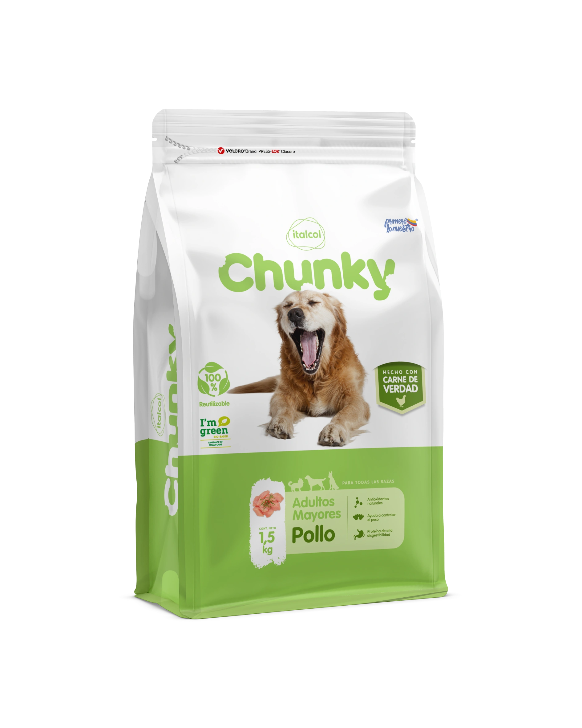 Chunky adulto senior